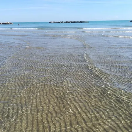 公寓 Beach Home - Fronte Mare Con Terrazza E Parcheggio